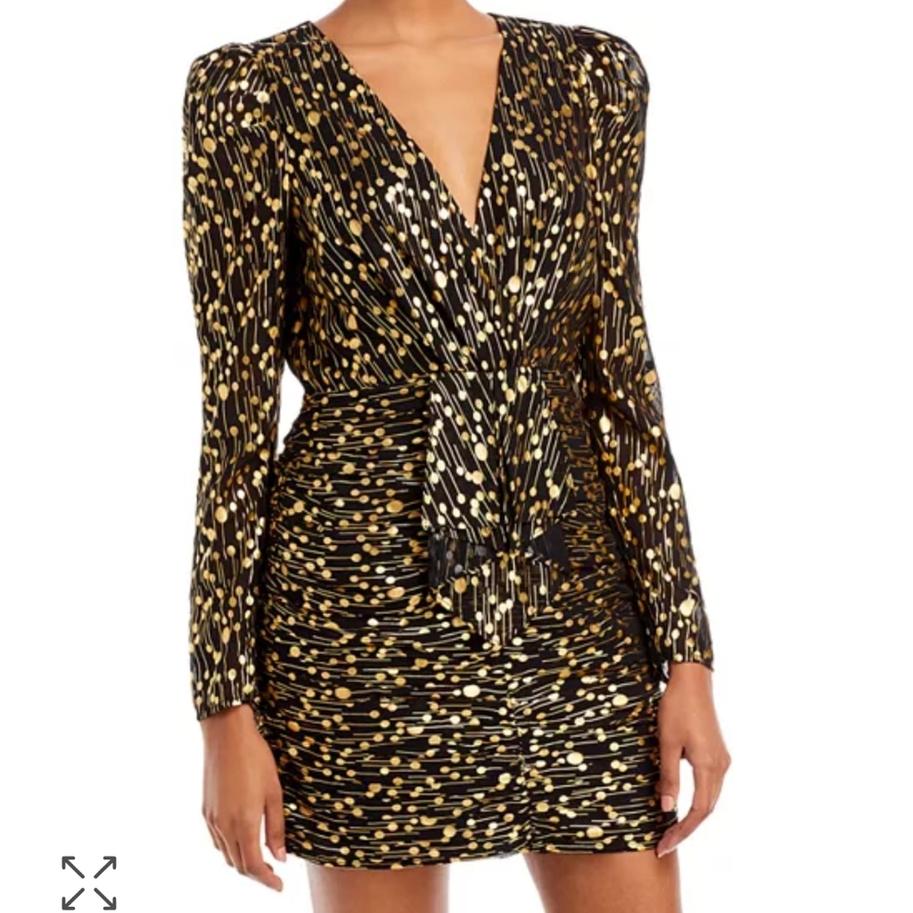 [NWT] Aqua Printed V Neck Dress